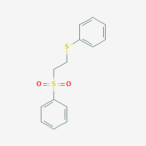 B184231 Benzene, [[2-(phenylsulfonyl)ethyl]thio]- CAS No. 29290-71-9