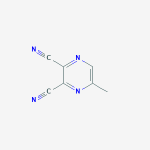 molecular formula C7H4N4 B184234 2,3-二氰基-5-甲基吡嗪 CAS No. 52197-12-3
