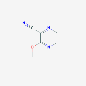 molecular formula C6H5N3O B184256 3-甲氧基吡嗪-2-腈 CAS No. 75018-05-2
