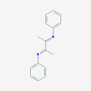 B184257 2,3-Dimethyl-1,4-diphenyl-1,4-diazabuta-1,3-dien CAS No. 5393-49-7