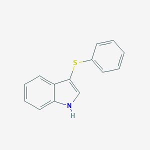 molecular formula C14H11NS B184286 3-phenylsulfanyl-1H-indole CAS No. 54491-43-9