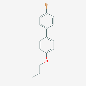 molecular formula C15H15BrO B184290 4-Bromo-4'-propoxy-1,1'-biphenyl CAS No. 154020-02-7