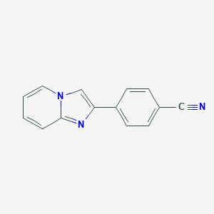 molecular formula C14H9N3 B184293 4-咪唑并[1,2-a]吡啶-2-基苯甲腈 CAS No. 55843-91-9