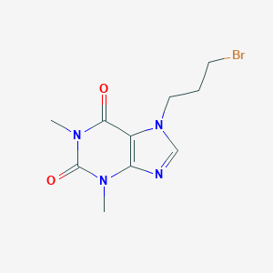 molecular formula C10H13BrN4O2 B184295 7-(3-溴丙基)-3,7-二氢-1,3-二甲基-1H-嘌呤-2,6-二酮 CAS No. 23146-06-7
