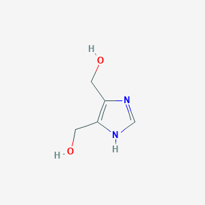molecular formula C5H8N2O2 B184310 1H-咪唑-4,5-二甲醇 CAS No. 33457-48-6