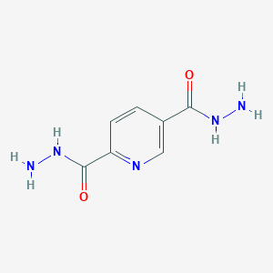 molecular formula C7H9N5O2 B184322 Pyridine-2,5-dicarbohydrazide CAS No. 6011-55-8