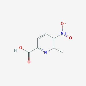 molecular formula C7H6N2O4 B184353 6-甲基-5-硝基吡啶甲酸 CAS No. 24194-98-7