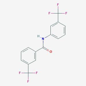 molecular formula C15H9F6NO B184356 3-(trifluoromethyl)-N-[3-(trifluoromethyl)phenyl]benzamide CAS No. 34556-78-0