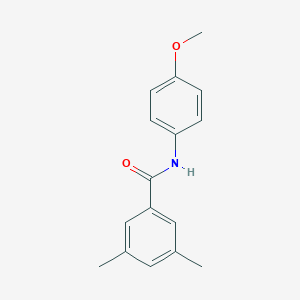 molecular formula C16H17NO2 B184357 N-(4-methoxyphenyl)-3,5-dimethylbenzamide CAS No. 701220-53-3