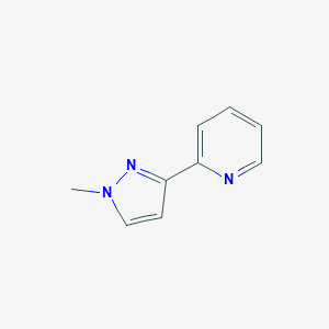 molecular formula C9H9N3 B184368 2-(1-methyl-1H-pyrazol-3-yl)pyridine CAS No. 162435-06-5