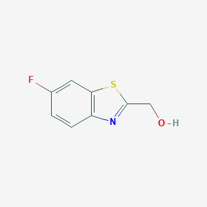molecular formula C8H6FNOS B184401 (6-Fluorobenzo[d]thiazol-2-yl)methanol CAS No. 197364-68-4
