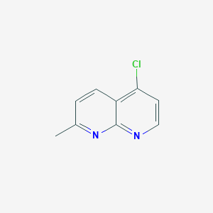 molecular formula C9H7ClN2 B184428 5-Chloro-2-methyl-1,8-naphthyridine CAS No. 1772-45-8