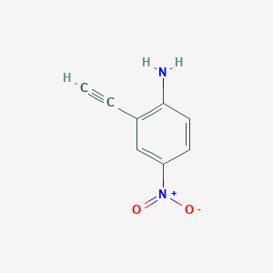 molecular formula C8H6N2O2 B184435 2-乙炔基-4-硝基苯胺 CAS No. 125600-42-2