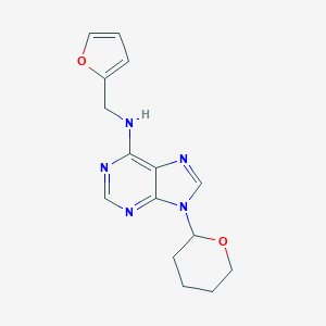 molecular formula C15H17N5O2 B184445 糠基四氢吡喃基腺嘌呤 CAS No. 109403-64-7