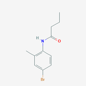 molecular formula C11H14BrNO B184459 N-(4-bromo-2-methylphenyl)butanamide CAS No. 363620-48-8