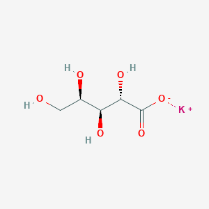 molecular formula C5H9KO6 B018449 D-莱酮酸钾 CAS No. 78138-87-1