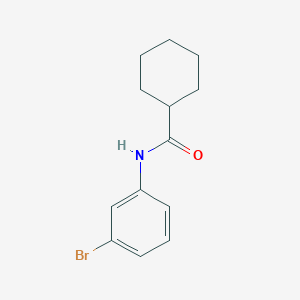 molecular formula C13H16BrNO B184490 N-(3-溴苯基)环己烷甲酰胺 CAS No. 452365-99-0