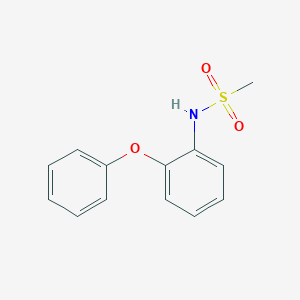 molecular formula C13H13NO3S B184492 N-(2-苯氧基苯基)甲磺酰胺 CAS No. 51765-51-6