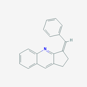molecular formula C19H15N B184525 (3Z)-3-benzylidene-1,2-dihydrocyclopenta[b]quinoline CAS No. 32353-38-1