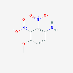 molecular formula C7H7N3O5 B184574 4-甲氧基-2,3-二硝基苯胺 CAS No. 5473-00-7
