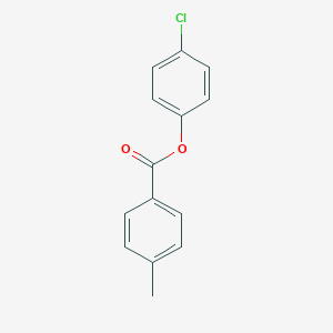 molecular formula C14H11ClO2 B184575 4-Chlorophenyl 4-methylbenzoate CAS No. 15023-58-2