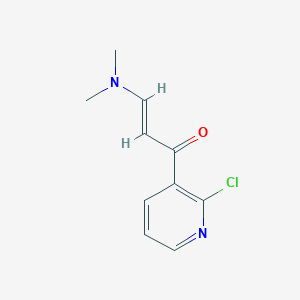 molecular formula C10H11ClN2O B184578 1-(2-氯吡啶-3-基)-3-(二甲氨基)丙-2-烯-1-酮 CAS No. 166196-84-5