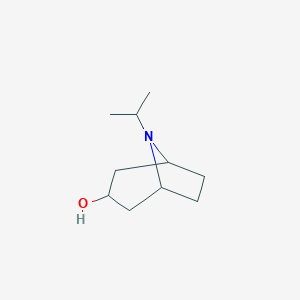 molecular formula C10H19NO B184583 8-异丙基-8-氮杂双环[3.2.1]辛-3-醇 CAS No. 3423-25-4