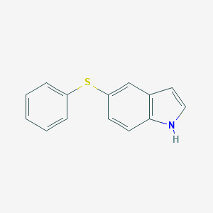 B184591 5-(Phenylsulfanyl)-1H-indole CAS No. 163258-14-8