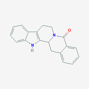 B184598 3,11,12,21-tetrahydro-1H-yohimban-14-one CAS No. 39662-68-5