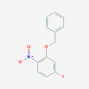 molecular formula C13H10FNO3 B184602 2-(苄氧基)-4-氟-1-硝基苯 CAS No. 129464-01-3