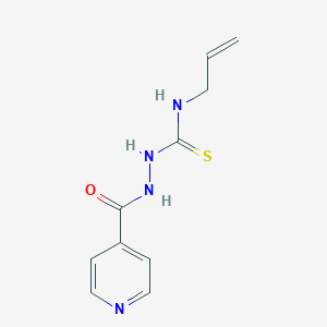 molecular formula C10H12N4OS B184629 N-烯丙基-2-异烟酰肼甲硫酰胺 CAS No. 15886-23-4