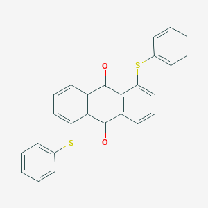 B184640 9,10-Anthracenedione, 1,5-bis(phenylthio)- CAS No. 55879-96-4