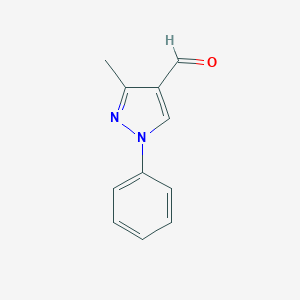 molecular formula C11H10N2O B184643 3-methyl-1-phenyl-1H-pyrazole-4-carbaldehyde CAS No. 21487-48-9