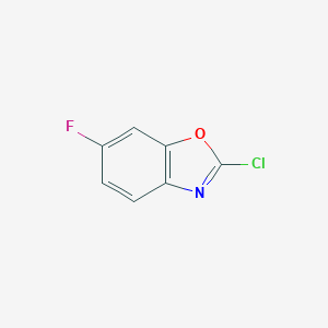molecular formula C7H3ClFNO B184648 2-Chloro-6-fluorobenzo[d]oxazole CAS No. 153403-53-3