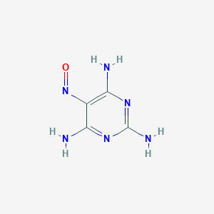 molecular formula C4H6N6O B018466 亚硝基三氨基嘧啶 CAS No. 1006-23-1