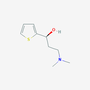molecular formula C9H15NOS B018467 (S)-(-)-N,N-二甲基-3-羟基-3-(2-噻吩基)丙胺 CAS No. 132335-44-5