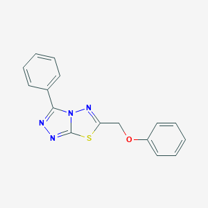 B184678 6-(Phenoxymethyl)-3-phenyl[1,2,4]triazolo[3,4-b][1,3,4]thiadiazole CAS No. 83676-82-8