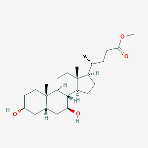 molecular formula C25H42O4 B018468 Ursodeoxycholic Acid Methyl Ester CAS No. 10538-55-3