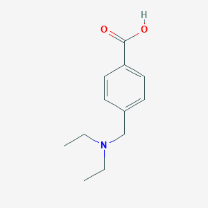 molecular formula C12H17NO2 B184680 4-[(二乙基氨基)甲基]苯甲酸 CAS No. 62642-59-5