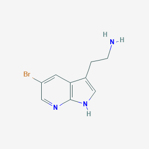 B184681 1H-Pyrrolo[2,3-b]pyridine-3-ethanamine, 5-bromo- CAS No. 183208-57-3