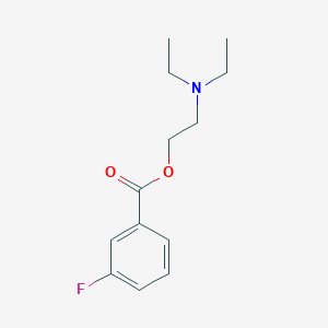 molecular formula C13H18FNO2 B184683 2-(Diethylamino)ethyl 3-fluorobenzoate CAS No. 2994-22-1