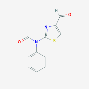 B184694 N-(4-formyl-1,3-thiazol-2-yl)-N-phenylacetamide CAS No. 91973-74-9