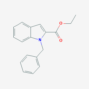 molecular formula C18H17NO2 B184695 吲哚-2-羧酸、1-苄基、乙酯 CAS No. 17017-66-2