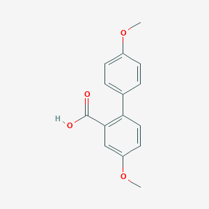 molecular formula C15H14O4 B184704 4,4'-二甲氧基联苯-2-羧酸 CAS No. 42523-25-1