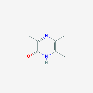 molecular formula C7H10N2O B184722 3,5,6-三甲基吡嗪-2(1H)-酮 CAS No. 57355-08-5