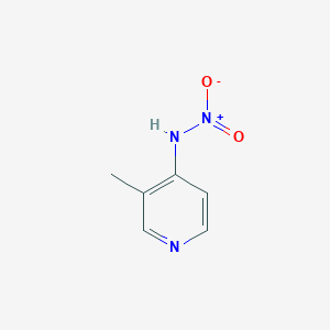 molecular formula C6H7N3O2 B184724 N-(3-甲基吡啶-4-基)硝胺 CAS No. 18227-66-2