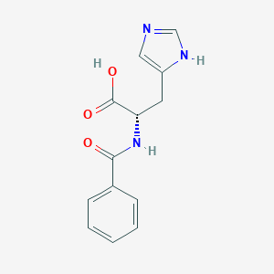 molecular formula C13H13N3O3 B018474 Benzoyl-L-histidine CAS No. 19785-88-7