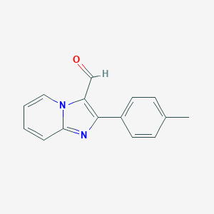 B184743 2-(4-Methylphenyl)imidazo[1,2-a]pyridine-3-carbaldehyde CAS No. 142016-38-4