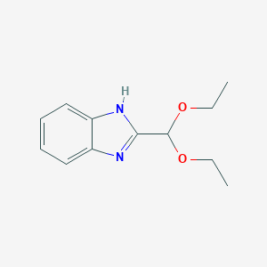 molecular formula C12H16N2O2 B184757 2-(二乙氧基甲基)-1H-苯并咪唑 CAS No. 13109-82-5