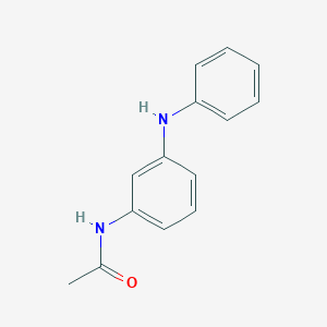 molecular formula C14H14N2O B018479 N-(3-anilinophenyl)acetamide CAS No. 19619-91-1